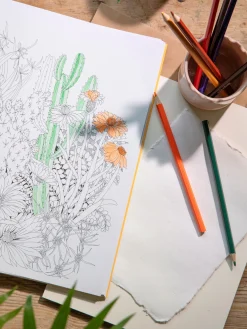 Søstrene Grene Beautiful Planet Colouring Book