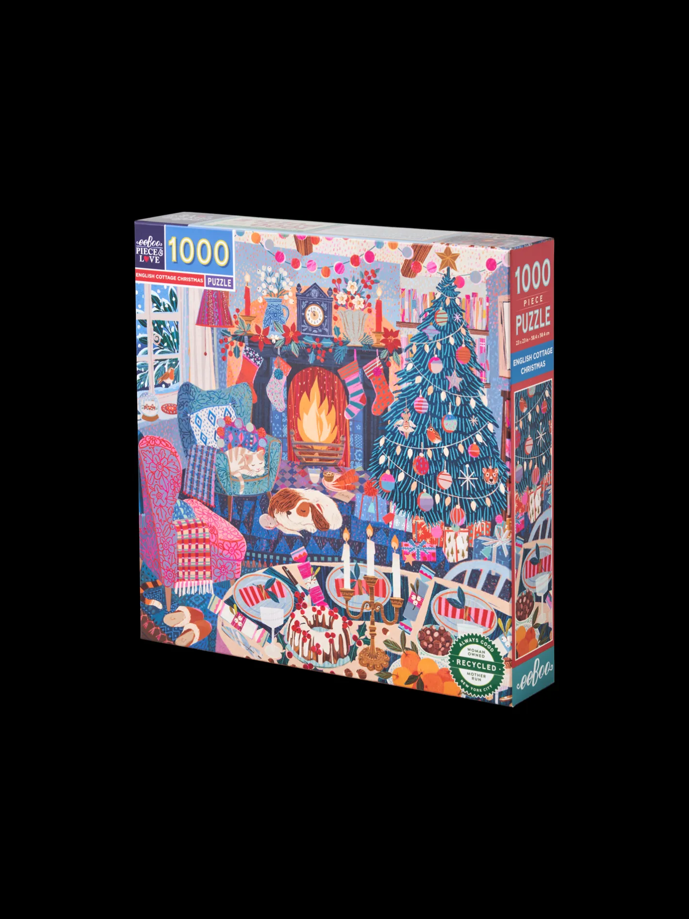 Søstrene Grene English Cottage Christmas-puslespil 1000 Brikker