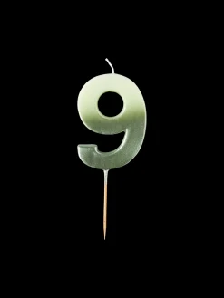 Søstrene Grene Kagelys Med 9-tal