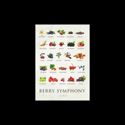 Søstrene Grene Plakat Berry Symphony 50 X 70