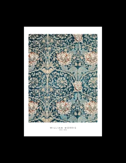 Søstrene Grene Plakat Blue Flowers 40 X 50