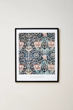 Søstrene Grene Plakat Blue Flowers 40 X 50