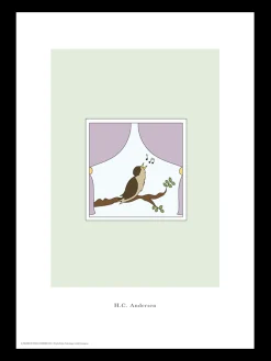 Børn Søstrene Grene Plakat Nattergalen A3