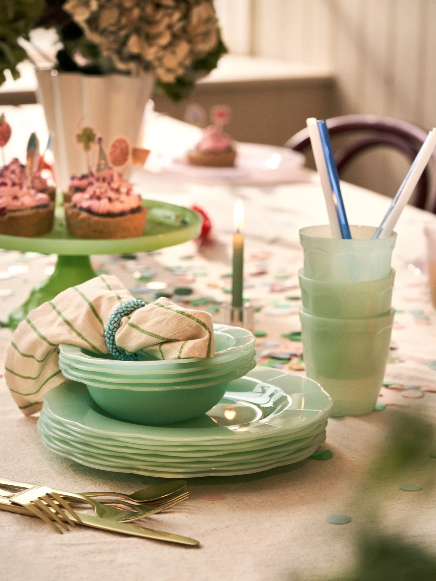 Søstrene Grene Plastglas Til Flergangsbrug 4-pak