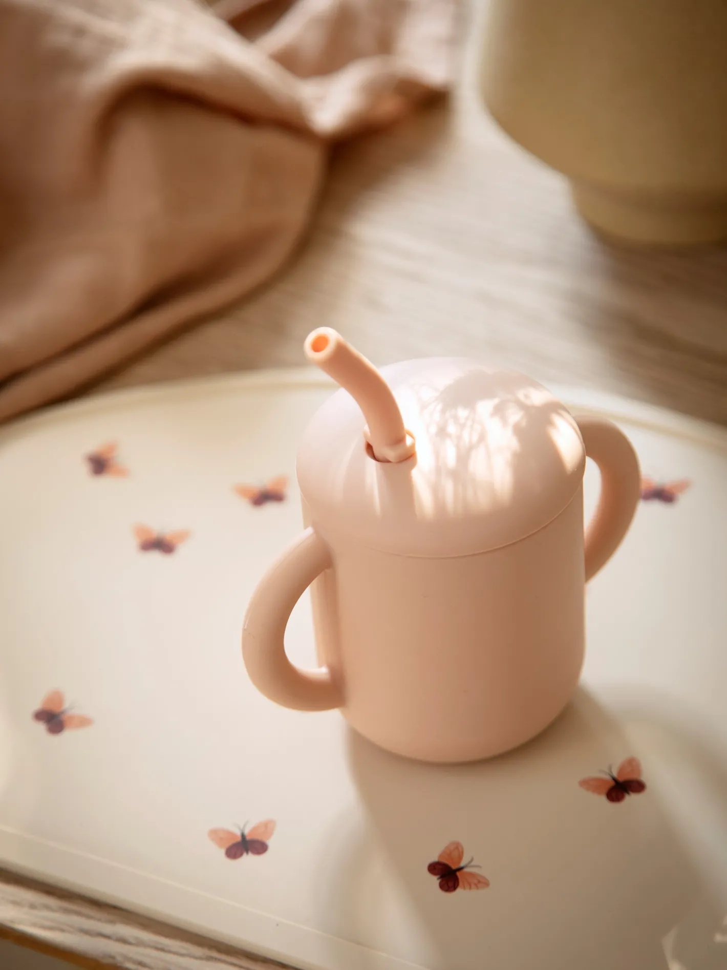 Børn Søstrene Grene Træningskop Med Sugerør