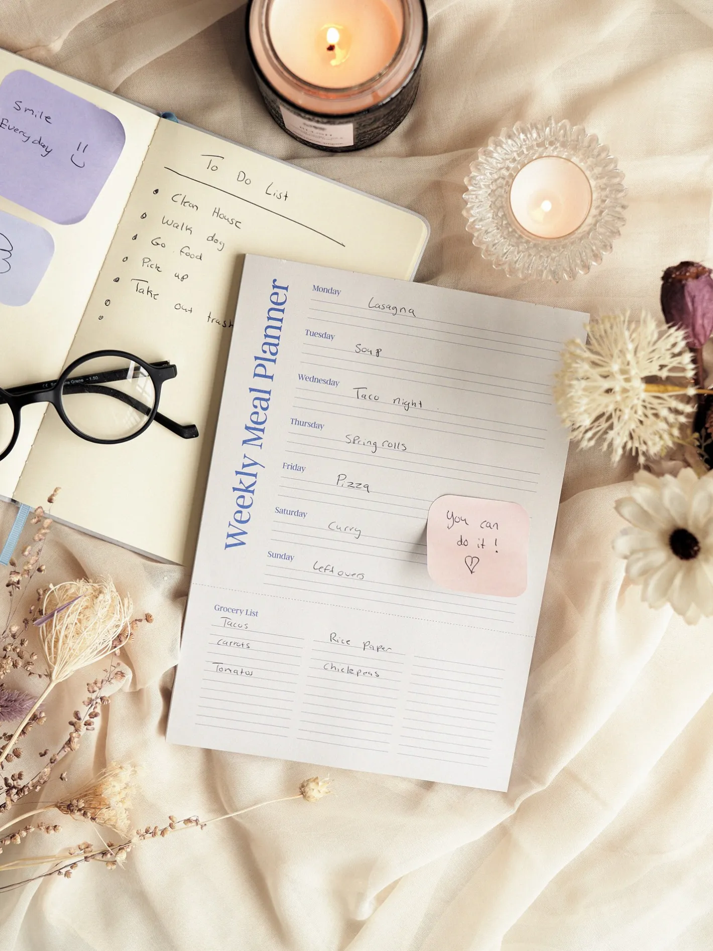 Søstrene Grene Ugeplan-blok