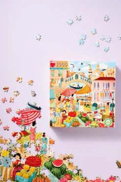 Søstrene Grene Venice Open Market-puslespil 1000 Brikker